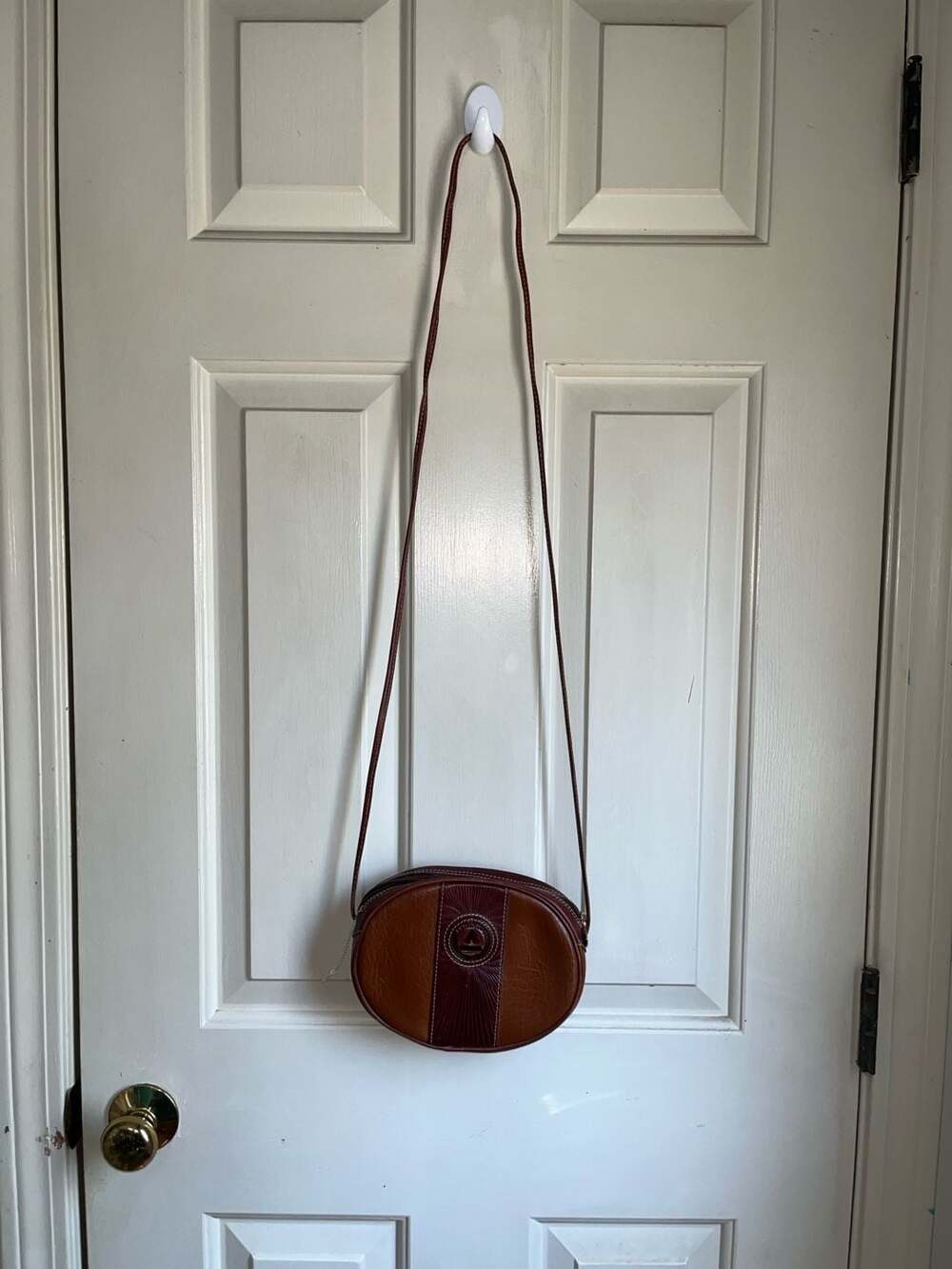 Vintage Andantini Moda Italia Leather Crossbody Purse with Adjustable Strap